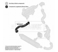 Трубка нагнетаемого воздуха BORG and BECK BTH1627 BTH1627 BORG and BECK - купить в магазине запчастей по Украине