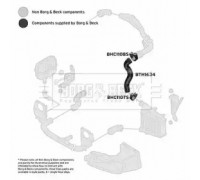 Трубка нагнетаемого воздуха BORG and BECK BTH1634 BTH1634 BORG and BECK - купить в магазине запчастей по Украине