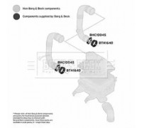 Трубка нагнетаемого воздуха BORG and BECK BTH1640 BTH1640 BORG and BECK - купить в магазине запчастей по Украине