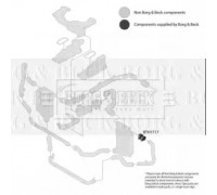 Трубка нагнетаемого воздуха BORG and BECK BTH1717 BTH1717 BORG and BECK - купить в магазине запчастей по Украине