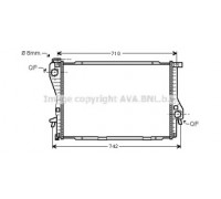 BW2233 AVA QUALITY COOLING - купить в магазине запчастей по Украине