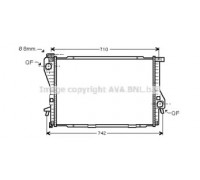 BW2235 AVA QUALITY COOLING - купить в магазине запчастей по Украине