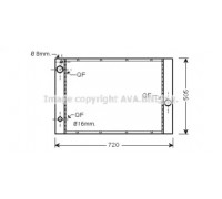 BW2236 AVA QUALITY COOLING - купить в магазине запчастей по Украине