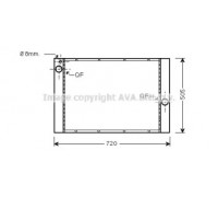 BW2283 AVA QUALITY COOLING - купить в магазине запчастей по Украине