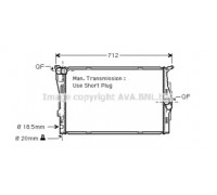 BW2291 AVA QUALITY COOLING - купить в магазине запчастей по Украине