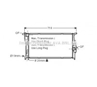 Радиатор, охлаждение двигателя AVA QUALITY COOLING BW2294 BW2294 AVA QUALITY COOLING - купить в магазине запчастей по Украине