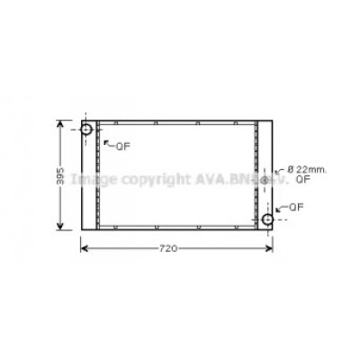 Радиатор, охлаждение двигателя BW2337 AVA QUALITY COOLING - купить в магазине запчастей по Украине
