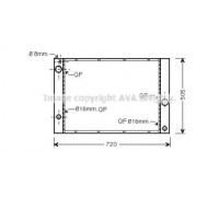 Радиатор, охлаждение двигателя AVA QUALITY COOLING BW2338 BW2338 AVA QUALITY COOLING - купить в магазине запчастей по Украине