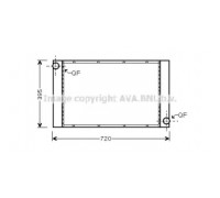 BW2373 AVA QUALITY COOLING - купить в магазине запчастей по Украине