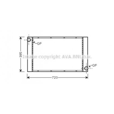 Радиатор, охлаждение двигателя BW2373 AVA QUALITY COOLING - купить в магазине запчастей по Украине