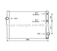 BW2471 AVA QUALITY COOLING - купить в магазине запчастей по Украине