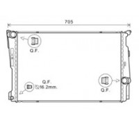 BW2546 AVA QUALITY COOLING - купить в магазине запчастей по Украине