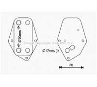 BW3557 AVA QUALITY COOLING - купить в магазине запчастей по Украине