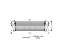 Интеркулер AVA QUALITY COOLING BW4374 BW4374 AVA QUALITY COOLING - купить в магазине запчастей по Украине