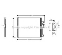 BW5192 AVA QUALITY COOLING - купить в магазине запчастей по Украине