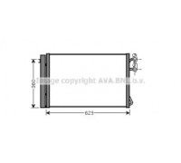 Конденсатор, кондиционер AVA QUALITY COOLING BW5295 BW5295 AVA QUALITY COOLING - купить в магазине запчастей по Украине