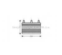 Теплообменник, отопление салона AVA QUALITY COOLING BW6341 BW6341 AVA QUALITY COOLING - купить в магазине запчастей по Украине