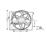 Вентилятор, охлаждение двигателя AVA QUALITY COOLING BW7523 BW7523 AVA QUALITY COOLING - купить в магазине запчастей по Украине