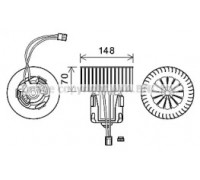 Электродвигатель, вентиляция салона AVA QUALITY COOLING BW8540 BW8540 AVA QUALITY COOLING - купить в магазине запчастей по Украине