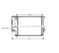 BWA2201 AVA QUALITY COOLING - купить в магазине запчастей по Украине