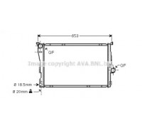Радиатор, охлаждение двигателя AVA QUALITY COOLING BWA2278 BWA2278 AVA QUALITY COOLING - купить в магазине запчастей по Украине
