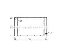 Радиатор, охлаждение двигателя AVA QUALITY COOLING BWA2287 BWA2287 AVA QUALITY COOLING - купить в магазине запчастей по Украине