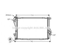 BWA2300 AVA QUALITY COOLING - купить в магазине запчастей по Украине
