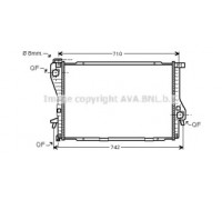 BWA2301 AVA QUALITY COOLING - купить в магазине запчастей по Украине