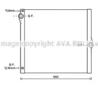 Радиатор, охлаждение двигателя AVA QUALITY COOLING BWA2436 BWA2436 AVA QUALITY COOLING - купить в магазине запчастей по Украине
