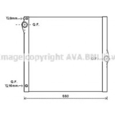 Радиатор, охлаждение двигателя BWA2436 AVA QUALITY COOLING - купить в магазине запчастей по Украине