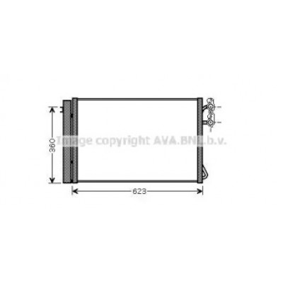 Конденсатор, кондиционер BWA5295D AVA QUALITY COOLING - купить в магазине запчастей по Украине