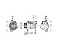 Компрессор, кондиционер AVA QUALITY COOLING BWAK319 BWAK319 AVA QUALITY COOLING - купить в магазине запчастей по Украине