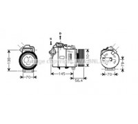 BWAK330 AVA QUALITY COOLING - купить в магазине запчастей по Украине