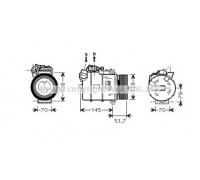 Компрессор, кондиционер AVA QUALITY COOLING BWK329 BWK329 AVA QUALITY COOLING - купить в магазине запчастей по Украине