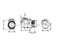 BWK330 AVA QUALITY COOLING - купить в магазине запчастей по Украине