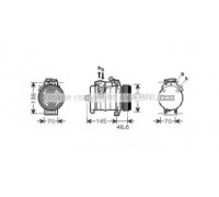 BWK345 AVA QUALITY COOLING - купить в магазине запчастей по Украине