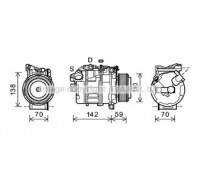 Компрессор, кондиционер AVA QUALITY COOLING BWK418 BWK418 AVA QUALITY COOLING - купить в магазине запчастей по Украине