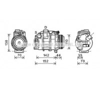BWK423 AVA QUALITY COOLING - купить в магазине запчастей по Украине