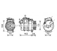 BWK429 AVA QUALITY COOLING - купить в магазине запчастей по Украине