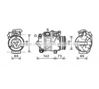 BWK452 AVA QUALITY COOLING - купить в магазине запчастей по Украине