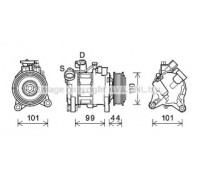 BWK498 AVA QUALITY COOLING - купить в магазине запчастей по Украине
