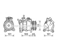 BWK499 AVA QUALITY COOLING - купить в магазине запчастей по Украине