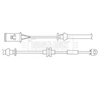 Сигнализатор, износ тормозных колодок BORG and BECK BWL3024 BWL3024 BORG and BECK - купить в магазине запчастей по Украине