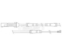 Сигнализатор, износ тормозных колодок BORG and BECK BWL3110 BWL3110 BORG and BECK - купить в магазине запчастей по Украине