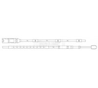 Сигнализатор, износ тормозных колодок BORG and BECK BWL3111 BWL3111 BORG and BECK - купить в магазине запчастей по Украине