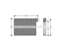 Испаритель, кондиционер AVA QUALITY COOLING BWV339 BWV339 AVA QUALITY COOLING - купить в магазине запчастей по Украине