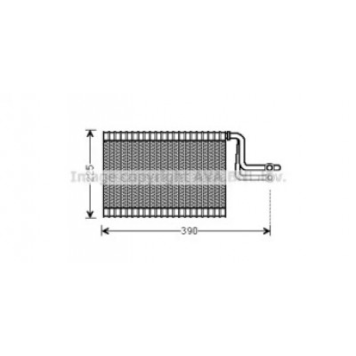 Испаритель, кондиционер BWV365 AVA QUALITY COOLING - купить в магазине запчастей по Украине