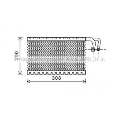 Испаритель, кондиционер BWV399 AVA QUALITY COOLING - купить в магазине запчастей по Украине