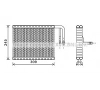 BWV402 AVA QUALITY COOLING - купить в магазине запчастей по Украине