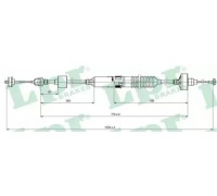 Трос, управление сцеплением LPR C0260C C0260C LPR - купить в магазине запчастей по Украине
